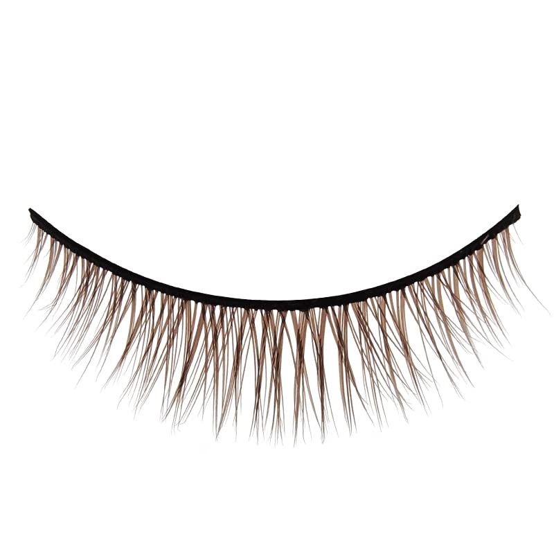 D-ONE Natural 5 Pairs False Eyelashes (A06, Natural Cross Brown)