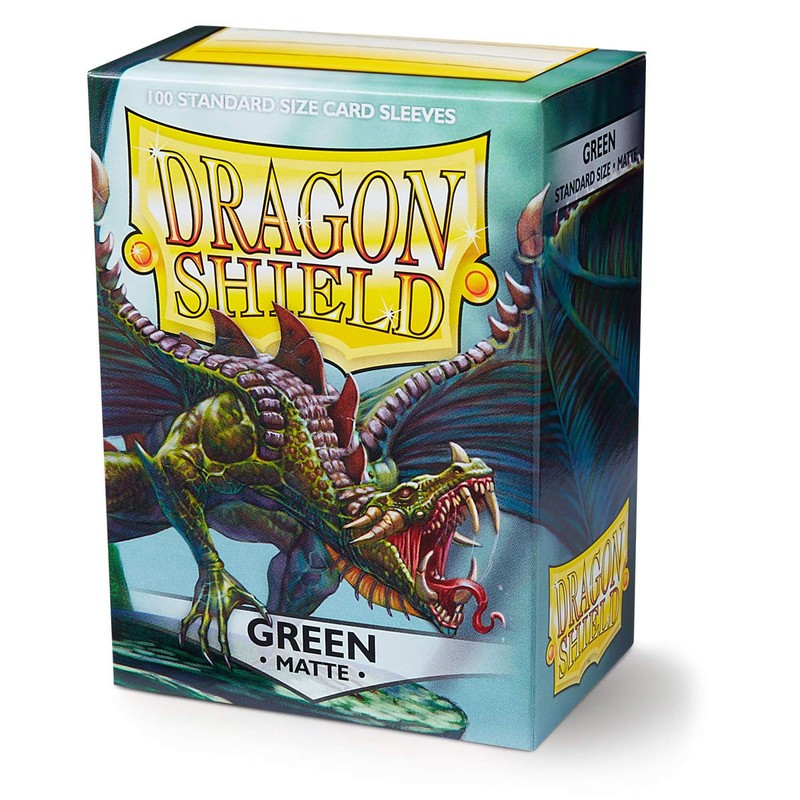 Arcane Tinmen Dragon Shield Standard Sleeves - Matte Green (100