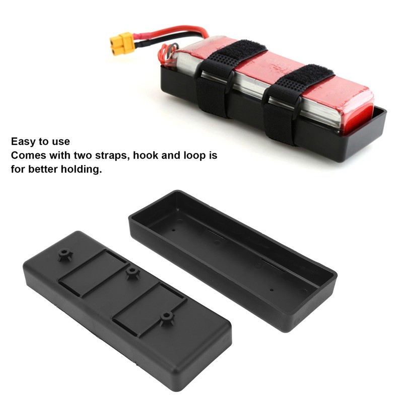 2pcs RC Car Battery Tray Plastic Battery Mounting Plate for