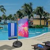 Hestiasko Pool Towel Rack Outdoor, 59" Metal Outdoor Towel Rack