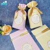 MORYTRADE 50 Count Valentine Sachets Divided Gift Bags Ribbon Yellow
