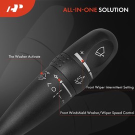 A-Premium Windshield Wiper Switch Compatible with Hyundai Accent 2006-2008 & Kia Rio 2007-2011, Rio5 2006-2011