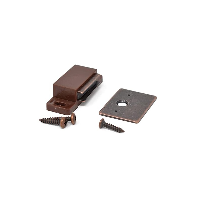 MPJ Single Magnetic Catches Brown/Antique Copper Retail Pack (2)
