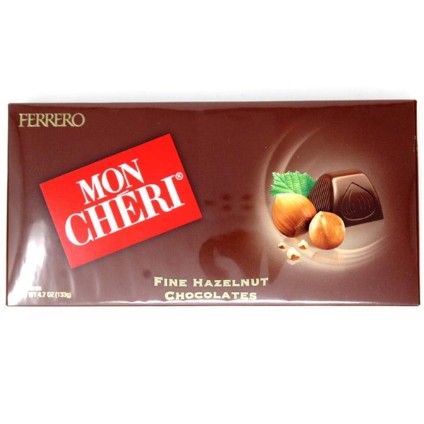 Ferrero Mon Cheri Hazelnut Chocolates 15 pieces (Single Pack) (1)