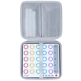 Lebakort Storage Case Compatible with GiiKER Smart Four 3D AI-Powered 4 in a Row Game Strategy Board Games (Off White Case)