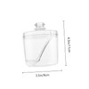 GLEAVI 2pcs Acrylic Seasoning Box Large Capacity Spice Container for