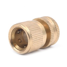 ANCLLO 2 Pack Garden Hose Quick Connect,3/4 inch Brass Female Thread Tap Connector Male Quick Connector Adapter Hose Connectors Hose Fittings for Car Wash Guns Garden Irrigation Systems