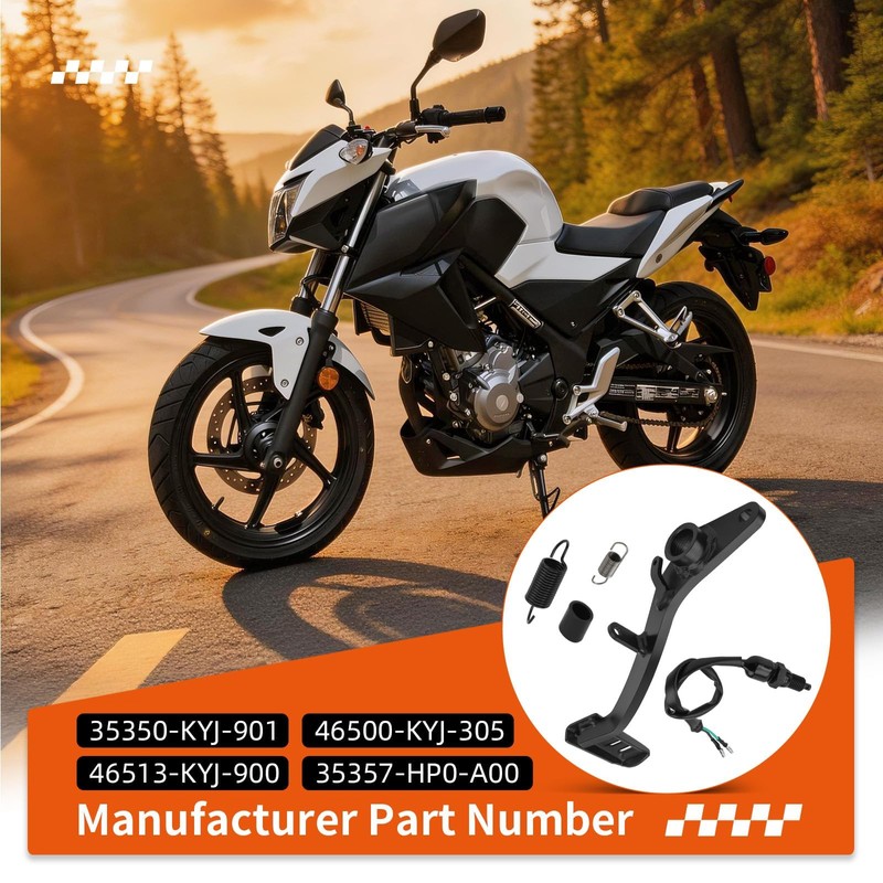 Rear Brake Lever Pedal w/Switch Sensor For Honda CB300F CBR250R