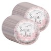 Birthday Galore Snow in Love Pink Snowflake Party Plates -