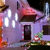 Solar Christmas String Lights, 50 LED 8 Modes C6 Strawberry