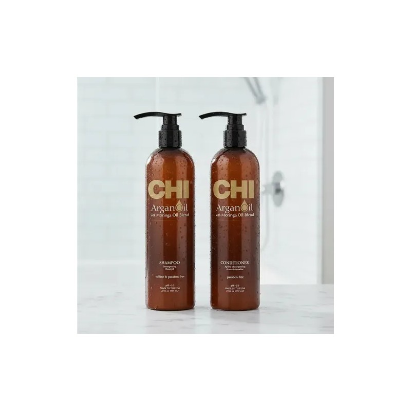 Duo Shampooacondicionador Chi Argan Oil 739ml Cu