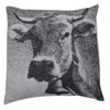 David Fussenegger [W0724] Cushion Cover Cow Photorealistic Felt 50 x