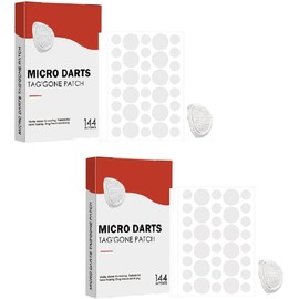 Microdarts Tag'gone Nano Patch,Pimple Care Patches for Face and Skin,Natural Skin and Face Care Patch,Invisible Blemish Cover,Suitable for All Skin Types (2pcs)