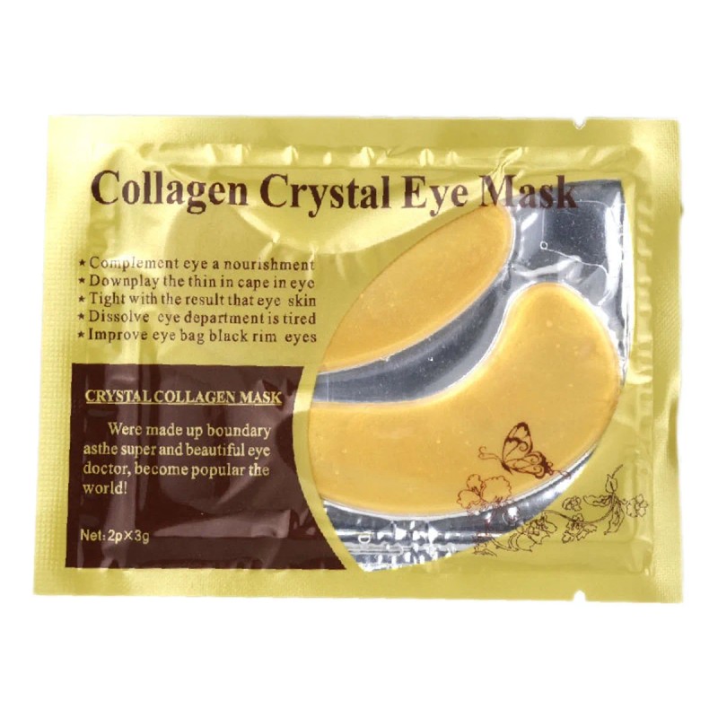 🔥 Parches para ojos ojeras colágeno oro arrugas 100 pares