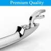 Ruolin Exterior Door Handle Car Door Handle Chrome-Plated Door Handle