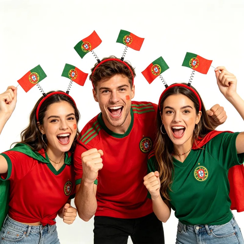 Diadema Decorativa Para Fanáticos De La Copa Del Mundo 3pzs