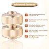 DRELD Pack of 2 Brass Hose Connectors, Garden Hose Quick