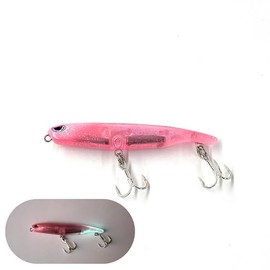 Azzuro Lure, Meberling Plug, Membo 47S, Slim, 1.9 inches (47 mm), Kishiichi Pink Silver Glitter, Rockfish, Light Game, Meberling, Sea Fishing,