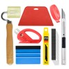 tiptopcarbon Wallpaper Tool Kit with Felt Squeegee Seam Roller for