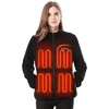 Venustas Women's Fleece Heated Jacket with Battery Pack 7.4V, 5