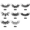 E EMZHOLE Mink Lashes Wispy False Eyelashes Cat Eye Lashes