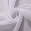 Megachest PURE voile Extra WIDE Sheer Plain Voile Curtain Window