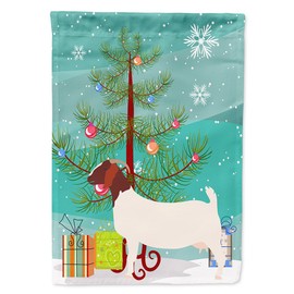 Caroline's Treasures BB9253GF Boer Goat Christmas Flag Garden Size, Small, Multicolor