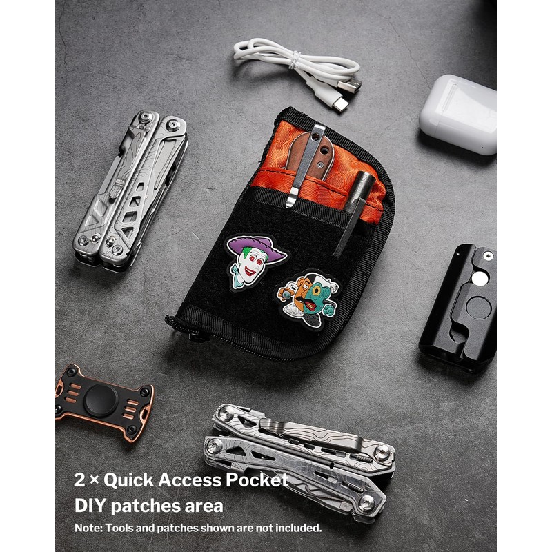 VIPERADE VE10 Small EDC Pocket Pouch, EDC Organizer Pouch for