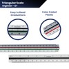 Pacific Arc - Triangular Scale - Engineer - Color Coded