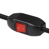 Right Angled On/Off Switch Extension Cord, Angled 3-Prong 3 Outlet