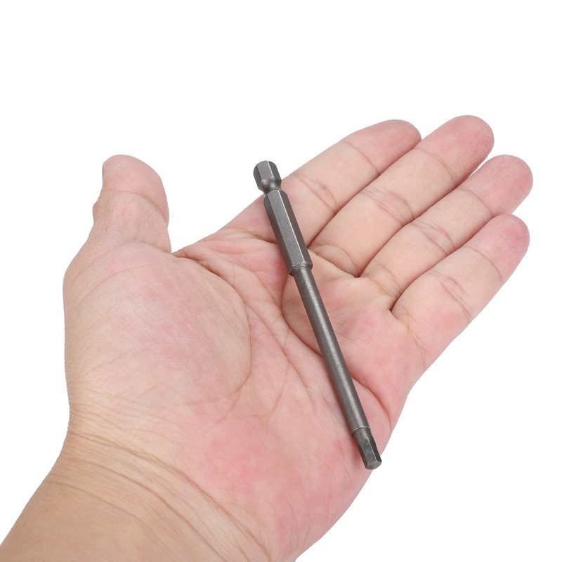 10Pcs 4mm Magnetic Screwdriver Bits Alloy Steel 1/4 Inch Hex