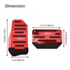 MACHSWON Non Slip Automatic Car Treadle Accelerator Brake Pedal Cover