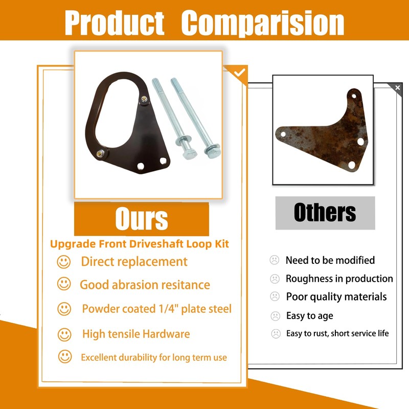 Front Driveshaft Loop Kit for Dodge Ram 2500 2003-2013 for