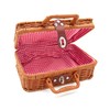Picnic Basket with Lid, Fashionable, Basket, Picnic, Wicker, Lunch Basket,