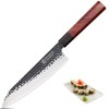 WILDMOK 8 Inch Chef Knife 3 Schichten 9CR18MOV CLAD STAEL,