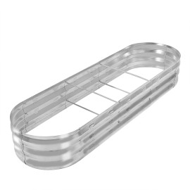 GADI Raised Garden Bed Kit for Vegetables Flower Galvanized Metal Planter Box...