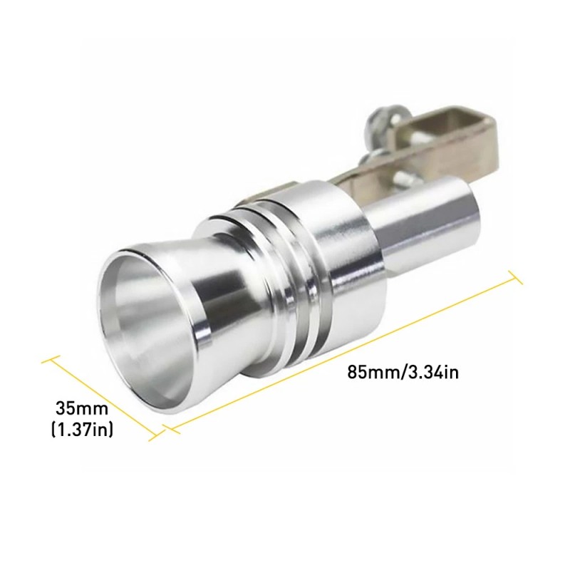 Car Turbo Sound Muffler Exhaust Pipe Oversized Roar Maker Loud