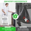 ALLCLEANbags Trash Bags 15 Gallon Tall Kitchen Drawstring Garbage Bags,Fit
