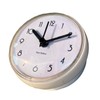 Roost Outdoors Bath Clock with Suction Cups, Simple, Stylish, Waterproof,