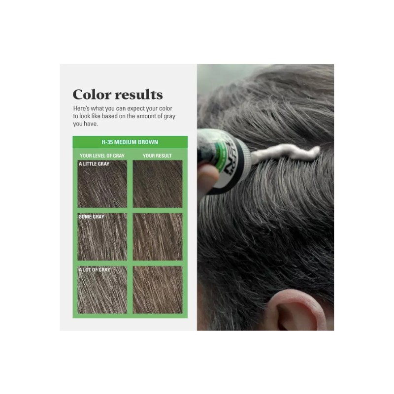 Just For Men Shampoo-In Hair Color, Medium Brown, H-35, with