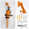 Chainsaw Hanger, 3-in-1 Chainsaw Wall Mount Adjustable Screws for Variety