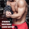 MANUEKLEAR Elbow Sleeves for Weightlifting, Adjustable Elbow Wraps for Weightlifting