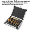 STAHLWERK HSS Step Drill/Taper Drill Bit Set 6 Pieces with