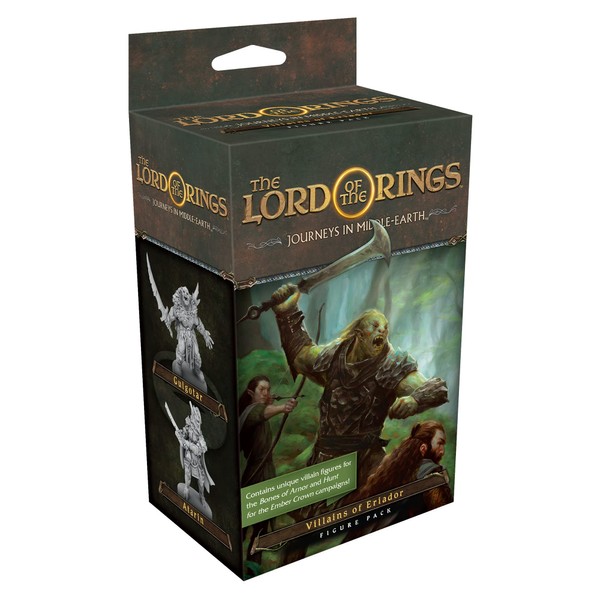 The Lord of the Rings Journeys in Middle-earth Villains of Eriador FIGURE PACK - Adventure Board Game for Kids and Adults, Ages 14+, 1-5 Players, 60+ Minute Playtime, Made by Fantasy Flight Games