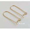 Unbranded 10pcs 35mm Kidney Earring ear wire 14k Yellow gold
