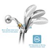 OFFO Shower Head Holder with Solid Metal Ball Joint for