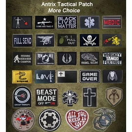 Canada Flag Tactical Patch, Antrix 6 Pack Canadian Flag Patches Tactical Maple Leaf Tags Patch Full Embroidered Border Canada Military Uniform Emblem Patches
