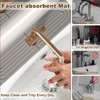 Faucet Mat for Kitchen Sink, Diatomite Super Absorbent Fast Drying