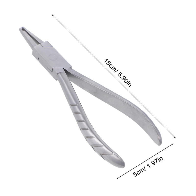 Operitacx Metal Eyeglass Repair Pliers Nose Pad and Arm Adjusting