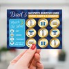 RED OCEAN Novelty Scratch Card for Dad, Birthday, Dad Scratch